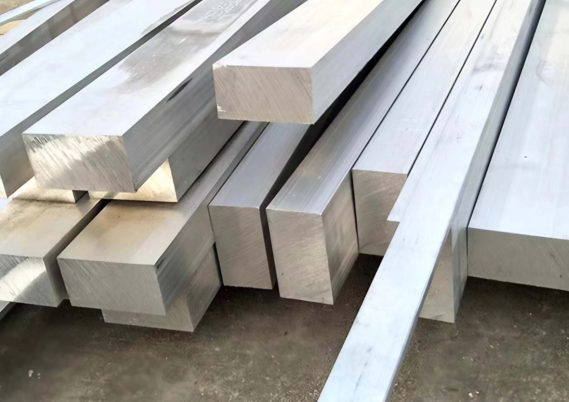 Extruded 6061 T6 Aluminum Flat Bar 