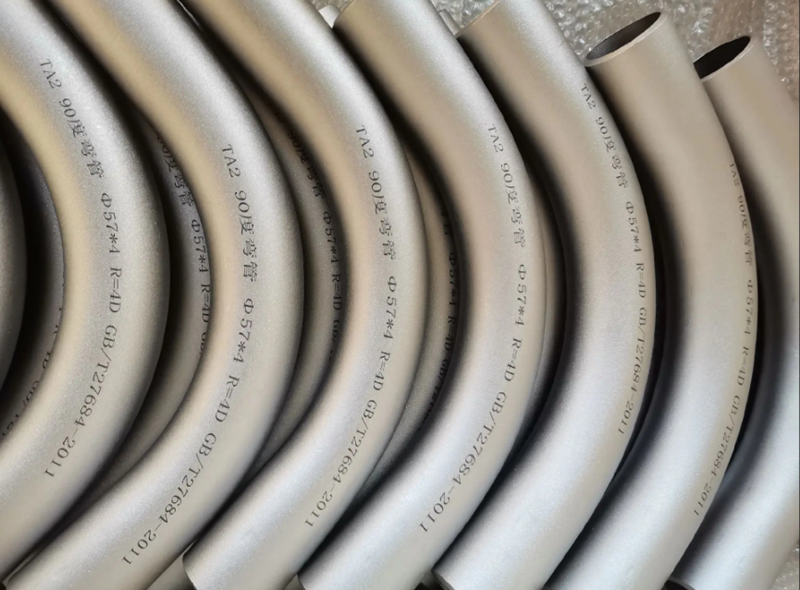 What are titanium pipe fittings used for?