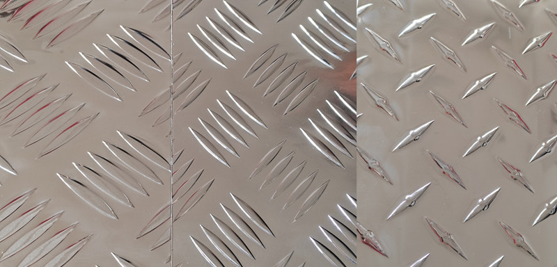 five bar aluminum tread plate