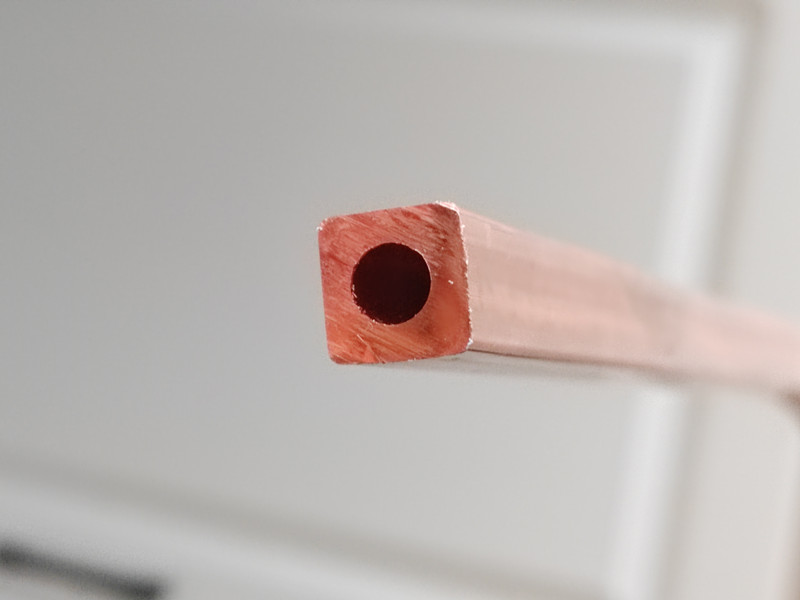 EN 13605 Cu-OF (CW008A) Square Hollow Copper Tube Conductor EN 13605 Cu-OF (CW008A) Square Hollow Copper Tube Conductor
